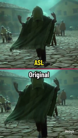 VV film Disney sign language vs original Encanto