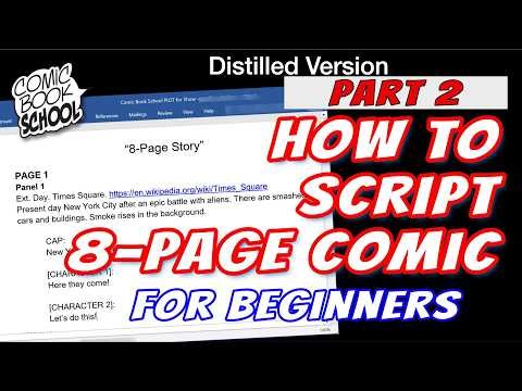 How To Script an 8-Page Comic!