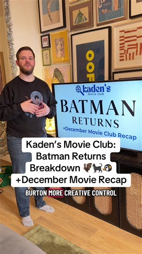Batman Returns gave Tim Burton more creative control and with that he made a dark Christmas fantasy. Let’s chat about it! #kadensmovieclub #filmtok #movie #whattowatch