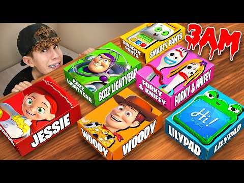 ÖFFNE NIEMALS MYSTERY TOY STORY 5 BOXEN um 3 UHR!!