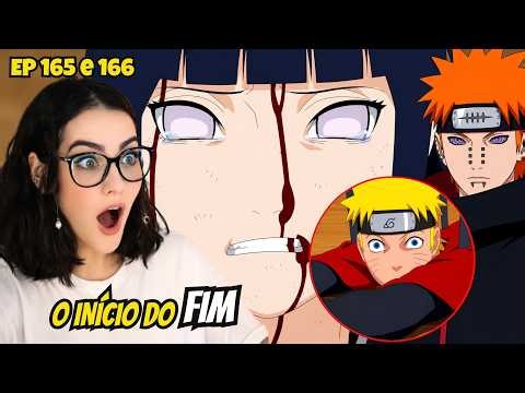 NARUTO vs PAIN (Parte 02) | FerBR REACT NARUTO SHIPPUDEN - EP 165 e 166