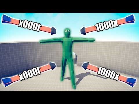 ZOMBIE GIANT vs 4x 1000x OVERPOWERED UNITS - TABS | Totally Accurate Battle Simulator 2026