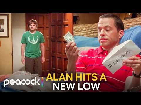 Two and a Half Men | Alan Spends Charlie’s Stash of Emergency Cash