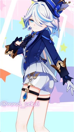 [MMD 原神] Genshin Impact-Hololive Vivi Trend-Furina #furina #furinagenshinimpact #芙宁娜 #genshinimpact