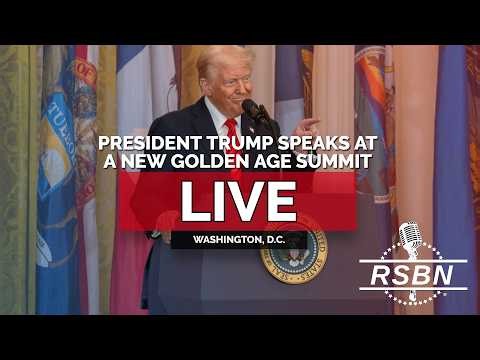 LIVE REPLAY: President Trump Participates in A New Golden Age Summit - 10/08/26