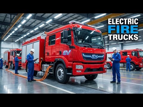 How Electric Fire Trucks Are Built | Inside the High‑Tech Fire Engine Factory (Full Process)