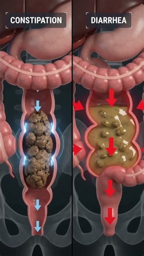 🚨 Diarrhea vs. Constipation: What Happens Inside Your Body? 😱 | 3D Medical Animation