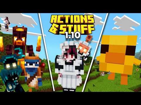 Action & Stuff 1.10 UPDATE! Every NEW Feature! (Minecraft Bedrock)