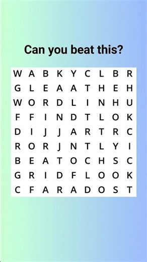 485. Can You Beat This Word Search Challenge? #wordgames #braingames #fun #quiz #wordpuzzlegame