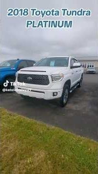 2018 TOYOTA TUNDRA PLATINUM PART 04 | THE PLATINUM EDITION THE TUNDRA PLATINUM THE 2018 TUNDRA