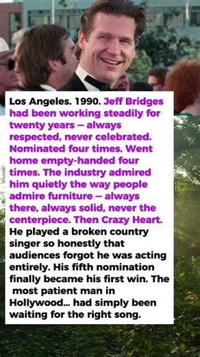 He Was a Struggling Waiter at 37 — Then Won the Oscar | Jeff Bridges