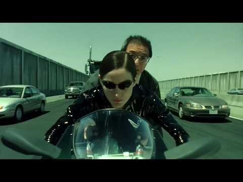 The Matrix Reloaded (2003) SCENE: Epic Highway Chase | Trinity & Morpheus vs. Agents & Twins