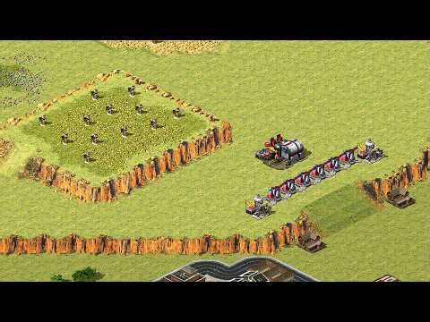 Red Alert 2 | Yuri's Revenge | 7 vs 1 | The Forest of Dies New Map Defence on Hills Very Strong