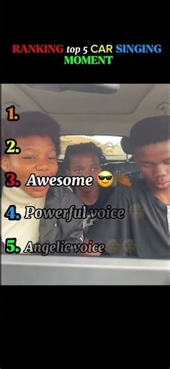 Ranking top 5 best car singing moments part 6
