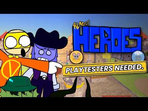 I'm making my own hero shooter - Almost Heroes (PLAYTESTERS NEEDED)
