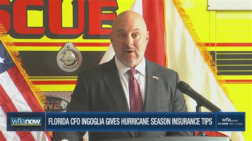 Florida CFO Blaise Ingoglia discusses hurricane preparedness in Riverview