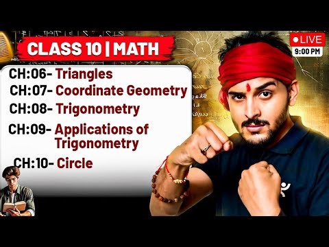 Class 10 Maths Masterclass 🔥 Full Syllabus Coverage | CBSE 2025-26 Boards | Pranav Sir