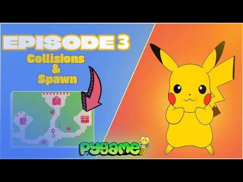 CRÉER UN JEU STYLE POKÉMON EN 2D AVEC PYGAME ! (Épisode 3 : Le Spawn et les Collisions)