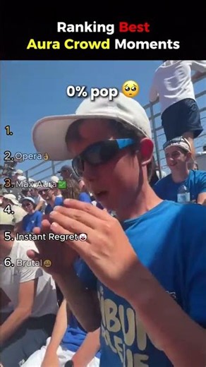 Ranking Best Aura Crowd Moments! 😱🔥 #shorts