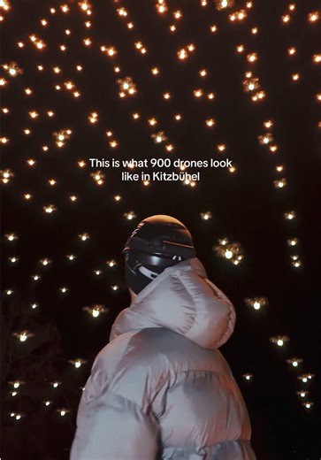 Spectacular Drone Show at Hahnenkamm Races in Kitzbühel