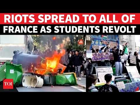 Macron Losing Control? Riots Spread Across France After Student Revolt Burns Paris | WATCH