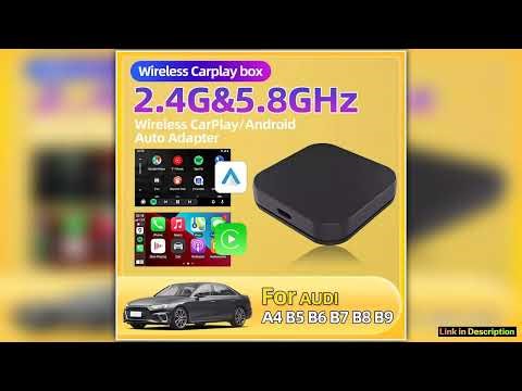 For Audi A4 B5 B6 B7 B8 B9 New Smart CarPlay Ai Box Android Box Wifi Wireless Android Auto For