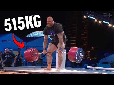 Thor Bjornsson and Mitch Hooper Attempt a 515KG Deadlift WORLD RECORD