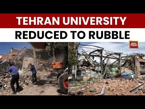 ICT Building at Tehran’s Sharif University Reduced to Rubble After US‑Israeli Airstrikes