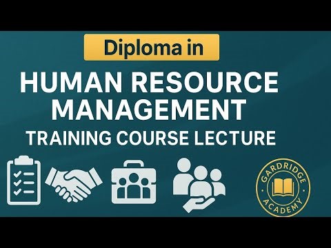 Diploma in Human Resource Management Training Course Lecture | HR Strategy, Leadership