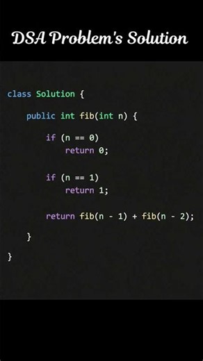 🚀 Fibonacci Number Using Recursion in Java | Easy DSA 💻