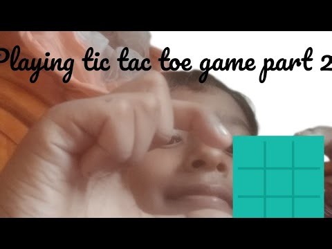 Tic tac toe game playing on computer part 2 