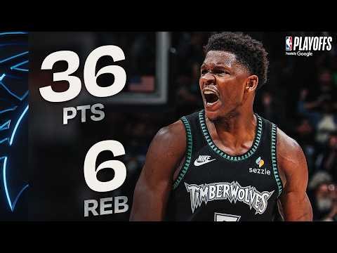 Anthony Edwards Now Has The 4th Most 30+ PT Playoff Games in NBA History! | May 10, 2026