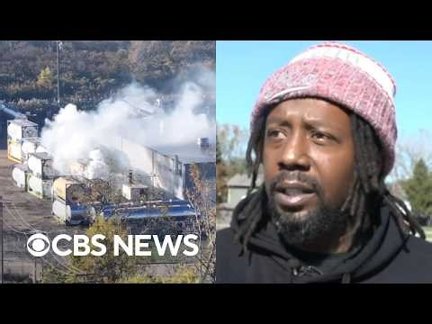 Ohio man describes burning and irritated eyes after chemical leak