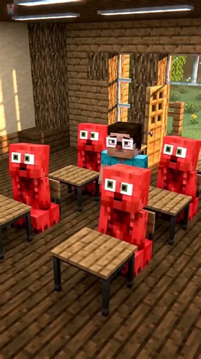 Noob First Day at Creeper School Didn't Go As Planned...