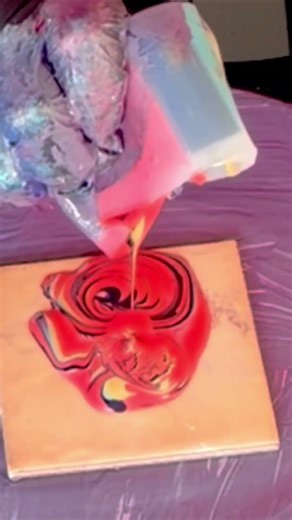 Wow! #acrylicpour #shortsfeed #diy #artshorts #youtubeshorts #satisfying