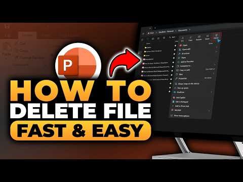 How To Delete PowerPoint File (FAST & EASY) | 100% WORKS | NO Yapping, To The Point!