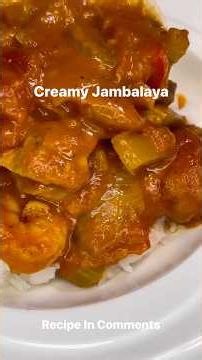 Creamy Jambalaya #delicious #recipe #dinner #cooking #jambalaya