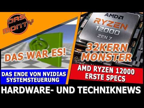 AMD Ryzen 12000/Zen7 - erste Specs mit 32 Kernen | Nvidia DLSS5 ist "fast " da | Star Citizen Rekord