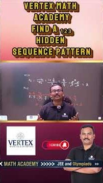 Find a₁₂₃ Using a Recurrence Relation | IOQM, AIME & AMC Mathematics | Vertex Math Academy