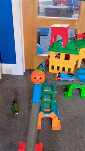 Thomas & Friends trains Halloween crash! 🎃 #thomasandfriends #halloween