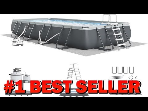 Intex 18' x 9' x 52" Ultra XTR Rectangular Frame Swimming Pool - B07F3QF4KX