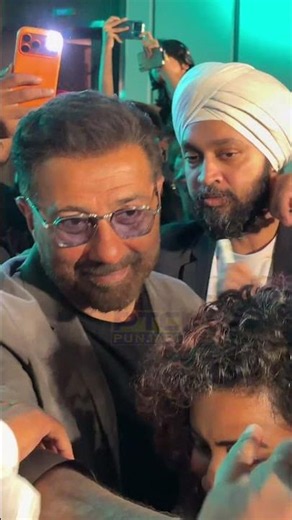 Sunny Deol meets with his fans at the trailer launch event of Netflix Film ‘Ikka’