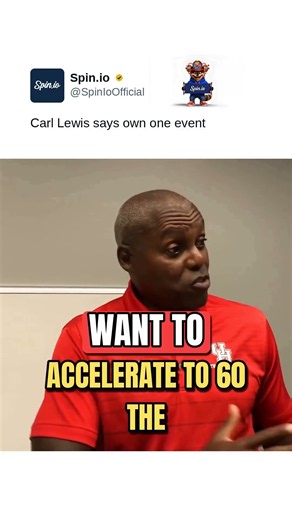 Carl Lewis says own one event
