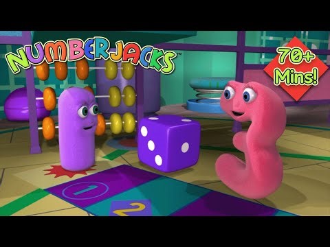 Patterns & Puzzles 🧩 Numberjacks FULL Episode Compilation! | 70+ Mins
