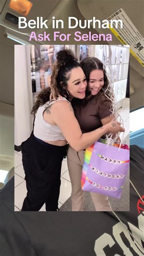 Happy Birthday Surprise for Selena by her Mom Ayesha at belk in Durham NC #surprise #birthdaygirl @Belk