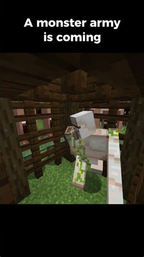 A huge monster army is coming #minecraft #shorts