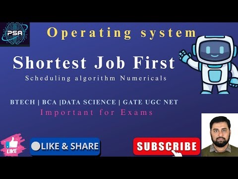 Shortest Job First Numericals |Scheduling Algorithm| Operating system