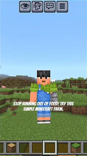 The Easiest Unlimited Food Farm in Minecraft! 🐷🐔🐑 #minecraft
