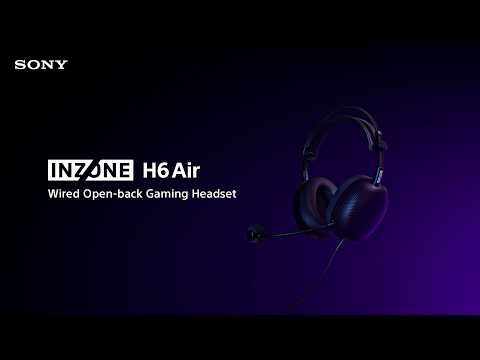 INZONE H6 Air Wired Open-back Gaming Headset | Sony Official