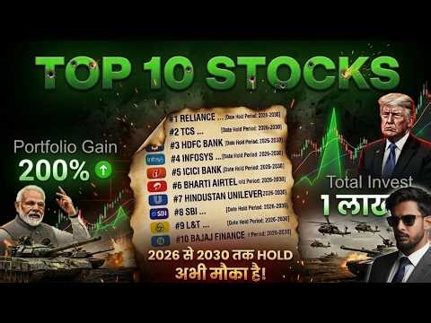 Top 10 Multibagger Stocks India 2026 🚀 | ₹10K → ₹1 Lakh 💰